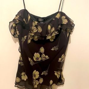 Laundry silk blouse, size large.